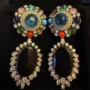 Vibrant multicolored Drop Earrings